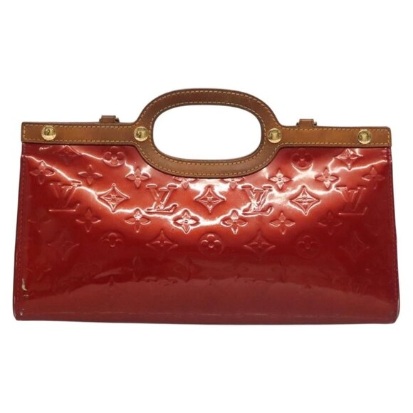 LOUIS VUITTON Vernis Roxbury Drive Hand Bag 2way Red M91987 LV Auth bs28210 - Picture 3 of 16